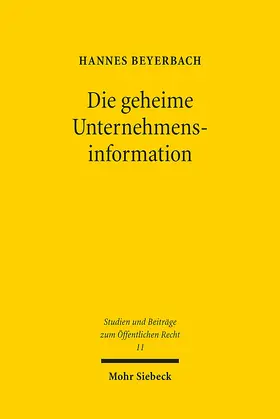 Beyerbach |  Die  eime Unternehmensinformation | Buch |  Sack Fachmedien