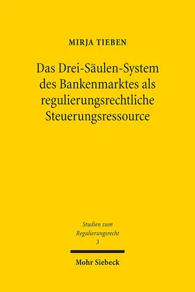 Tieben |  Das Drei-Säulen-System des Bankenmarktes als regulierungsrechtliche Steuerungsressource | Buch |  Sack Fachmedien