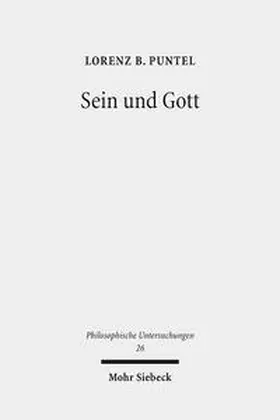 Puntel |  Sein und Gott | Buch |  Sack Fachmedien