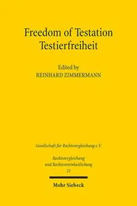 Zimmermann |  Freedom of Testation / Testierfreiheit | Buch |  Sack Fachmedien