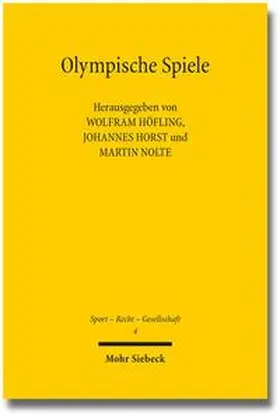 Höfling / Horst / Nolte |  Olympische Spiele | Buch |  Sack Fachmedien