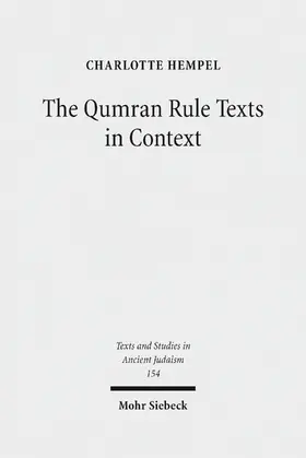 Hempel |  The Qumran Rule Texts in Context | eBook | Sack Fachmedien