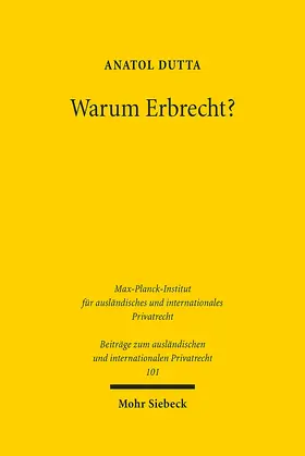 Dutta |  Warum Erbrecht? | Buch |  Sack Fachmedien