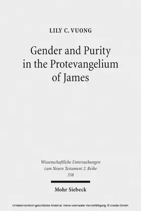 Vuong |  Gender and Purity in the Protevangelium of James | eBook | Sack Fachmedien