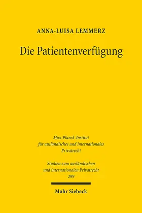 Lemmerz |  Die Patientenverfügung | eBook | Sack Fachmedien