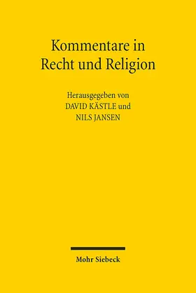 Kästle / Jansen / Achenbach |  Kommentare in Recht und Religion | Buch |  Sack Fachmedien