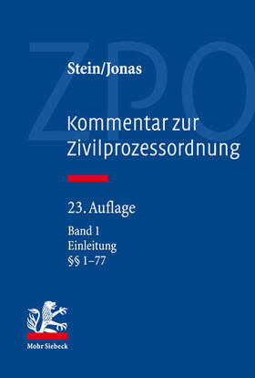 Stein / Jonas |  Kommentar zur Zivilprozessordnung ZPO | Buch |  Sack Fachmedien