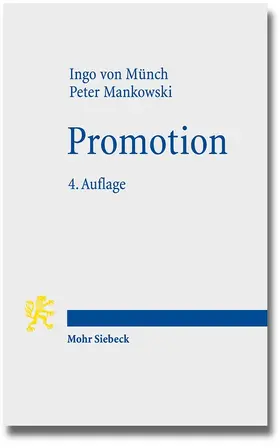 Münch / Mankowski |  Promotion | Buch |  Sack Fachmedien