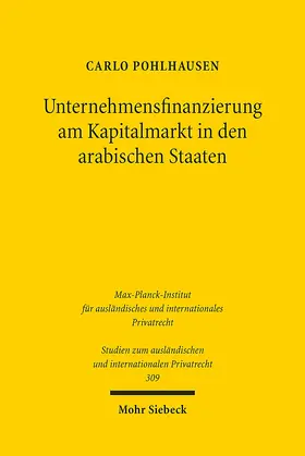 Pohlhausen | Unternehmensfinanzierung am Kapitalmarkt in den arabischen Staaten | E-Book | sack.de