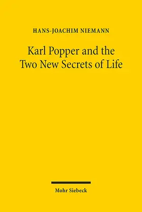 Niemann |  Karl Popper and the Two New Secrets of Life | Buch |  Sack Fachmedien
