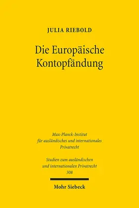 Riebold |  Die Europäische Kontopfändung | eBook | Sack Fachmedien