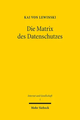 Lewinski |  Die Matrix des Datenschutzes | Buch |  Sack Fachmedien