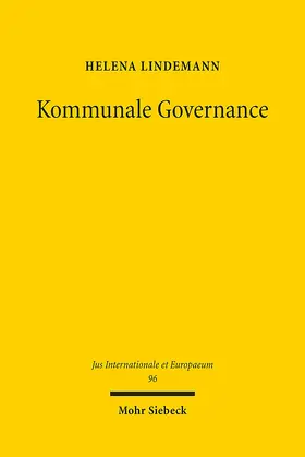 Lindemann | Kommunale Governance | E-Book | www2.sack.de