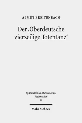 Breitenbach |  Der 'Oberdeutsche vierzeilige Totentanz' | Buch |  Sack Fachmedien