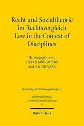 Grundmann / Thiessen |  Recht und Sozialtheorie im Rechtsvergleich / Law in the Context of Disciplines | Buch |  Sack Fachmedien