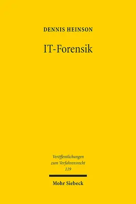 Heinson |  IT-Forensik | Buch |  Sack Fachmedien