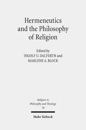 Dalferth / Block |  Hermeneutics and the Philosophy of Religion | Buch |  Sack Fachmedien