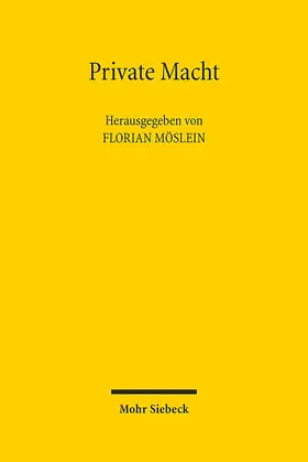 Möslein |  Private Macht | Buch |  Sack Fachmedien