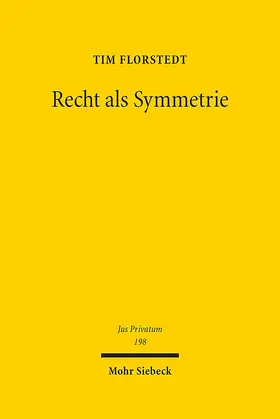 Florstedt | Recht als Symmetrie | E-Book | sack.de