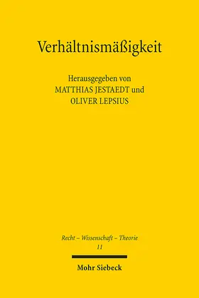 Jestaedt / Lepsius |  Verhältnismäßigkeit | Buch |  Sack Fachmedien