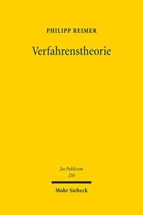 Reimer |  Verfahrenstheorie | Buch |  Sack Fachmedien