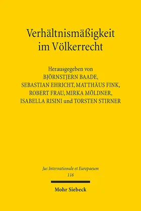 Baade / Ehricht / Fink |  Verhältnismäßigkeit im Völkerrecht | eBook | Sack Fachmedien