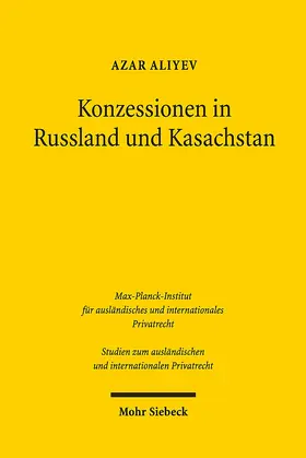 Aliyev |  Konzessionen in Russland und Kasachstan | eBook | Sack Fachmedien