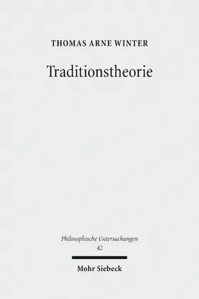 Winter |  Traditionstheorie | eBook | Sack Fachmedien