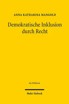 Mangold |  Demokratische Inklusion durch Recht | Buch |  Sack Fachmedien