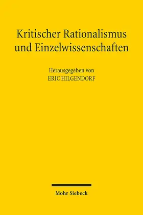 Hilgendorf |  Kritischer Rationalismus und Einzelwissenschaften | eBook | Sack Fachmedien