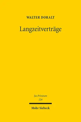 Doralt |  Langzeitverträge | Buch |  Sack Fachmedien