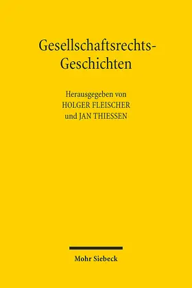 Fleischer / Thiessen |  Gesellschaftsrechts-Geschichten | Buch |  Sack Fachmedien