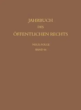 Baer / Lepsius / Schönberger |  Jahrbuch des öffentlichen Rechts der Gegenwart. Neue Folge | Buch |  Sack Fachmedien