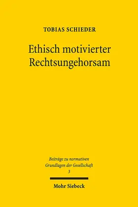 Schieder |  Ethisch motivierter Rechtsungehorsam | Buch |  Sack Fachmedien