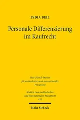 Beil |  Personale Differenzierung im Kaufrecht | Buch |  Sack Fachmedien