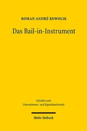 Kowolik |  Das Bail-in-Instrument | Buch |  Sack Fachmedien