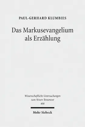 Klumbies | Das Markusevangelium als Erzählung | E-Book | sack.de