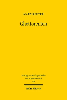 Reuter |  Ghettorenten | eBook | Sack Fachmedien
