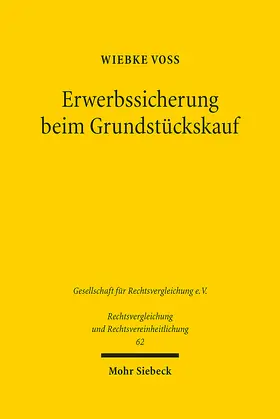 Voß |  Erwerbssicherung beim Grundstückskauf | eBook | Sack Fachmedien