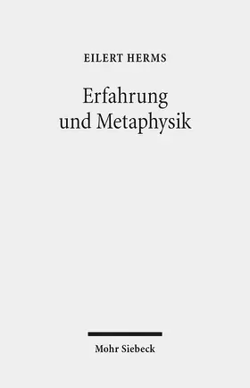 Herms |  Erfahrung und Metaphysik | Buch |  Sack Fachmedien