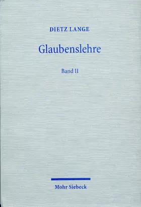Lange |  Glaubenslehre | eBook | Sack Fachmedien