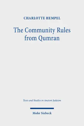 Hempel |  The Community Rules from Qumran | eBook | Sack Fachmedien