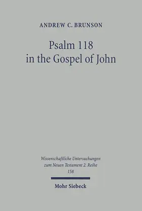 Brunson | Psalm 118 in the Gospel of John | E-Book | sack.de