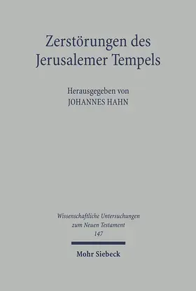Hahn | Zerstörungen des Jerusalemer Tempels | E-Book | sack.de