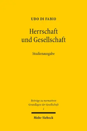 Fabio |  Herrschaft und Gesellschaft | eBook | Sack Fachmedien