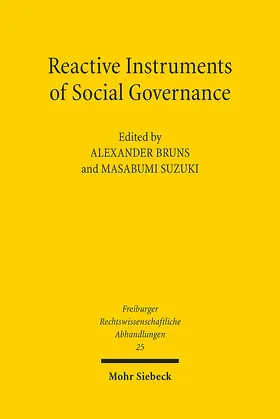 Bruns / Suzuki |  Reactive Instruments of Social Governance | Buch |  Sack Fachmedien