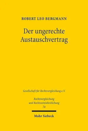 Bergmann |  Der ungerechte Austauschvertrag | Buch |  Sack Fachmedien