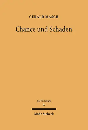 Mäsch |  Chance und Schaden | eBook | Sack Fachmedien