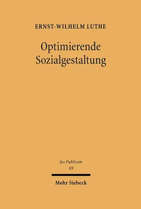 Luthe | Optimierende Sozialgestaltung | E-Book | sack.de