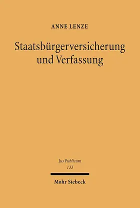 Lenze |  Staatsbürgerversicherung und Verfassung | eBook | Sack Fachmedien